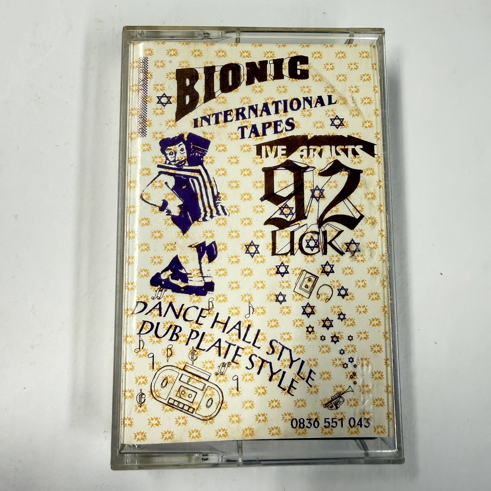Reggae Dancehall Sound System Clash Cassette: Bionic Stone Love '92: Combined Shipping: yes - Vintage Sound Clash roots Dancehall dubbed cassette often traded one by one before the world wide web boom