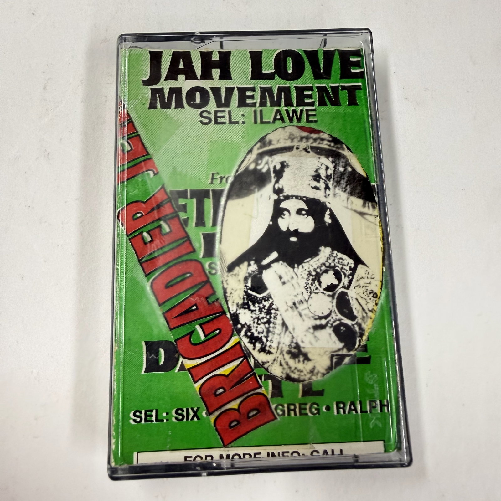 Reggae Dancehall Sound System Clash Cassette: Jah Love Brigi '81: Combined Shipping: yes - Vintage Sound Clash roots Dancehall dubbed cassette often traded one by one before the world wide web boom