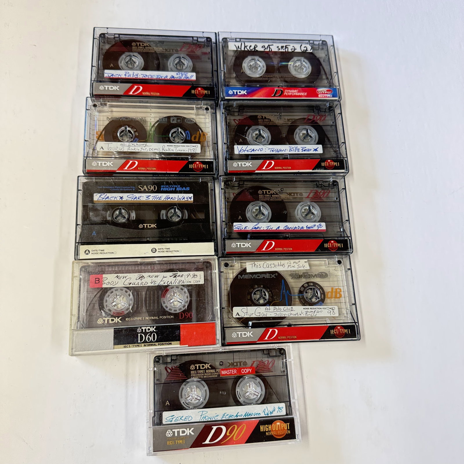 Reggae Dancehall Sound System Clash Cassette: LOT of 10: Combined Shipping: yes - Vintage Sound Clash roots Dancehall dubbed cassette LOT often traded one by one before the world wide web boom