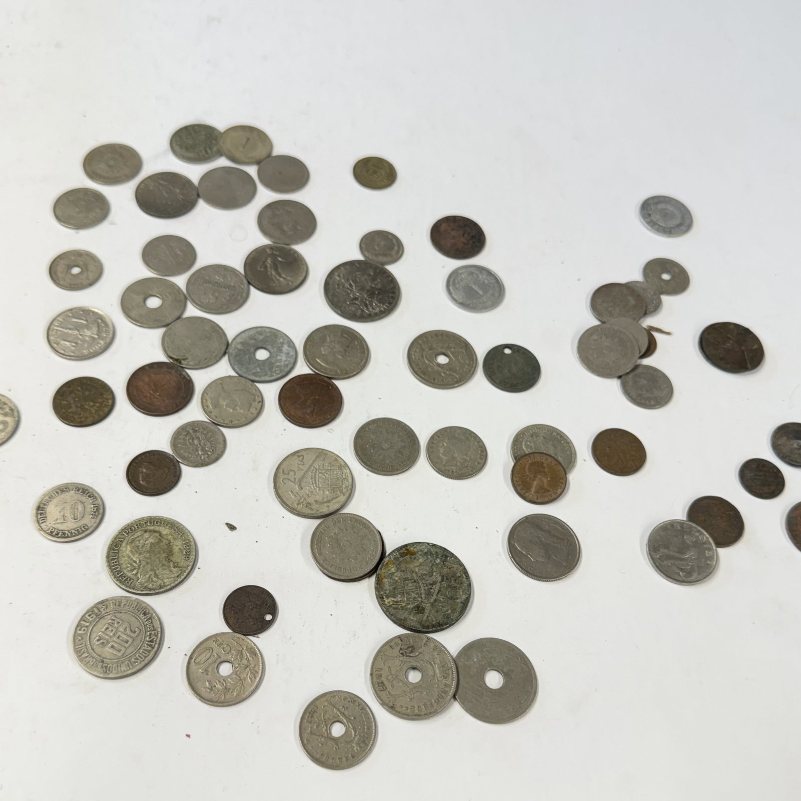 International Coin Lot with Silver Content some Antique: Combined shipping: yes