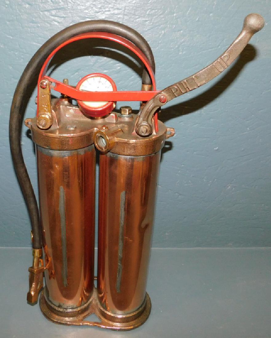 Early copper fire extinguisher. (1 of 3)