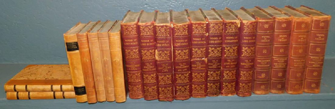 19 quarter leather bound decorator books (1 of 2)