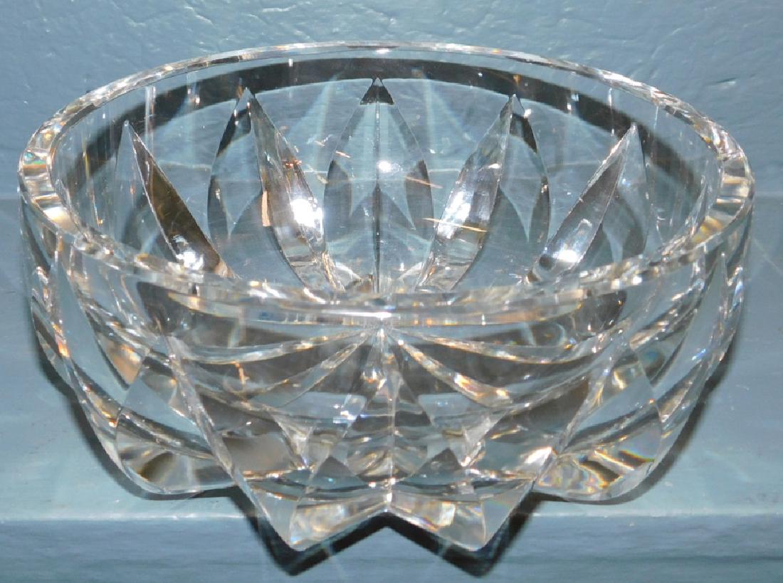 French St. Louis crystal bowl. 8 1/2" dia. (1 of 3)