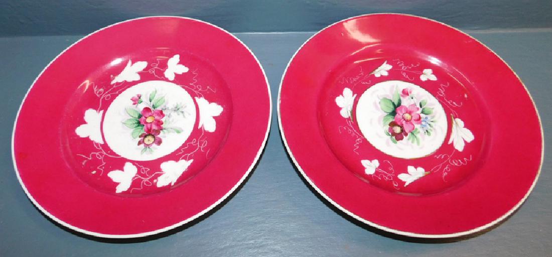 Pair of hand painted Imperial Russian plates. (1 of 3)