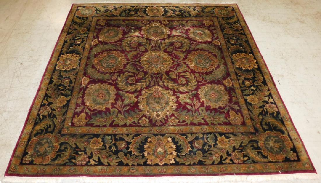8'3" x 8'1" vegetable dyed Oriental handmade rug. (1 of 2)