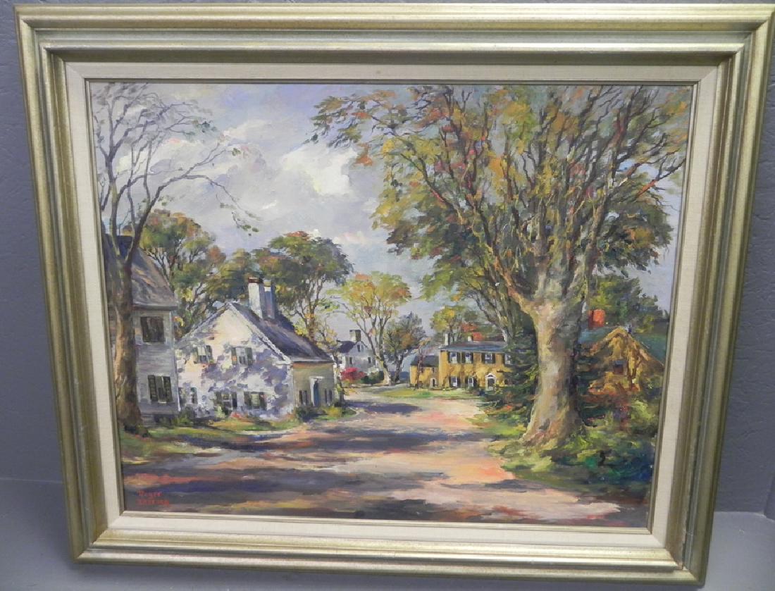 OOC Maine Coastal Village signed Roger Dearing (1 of 4)