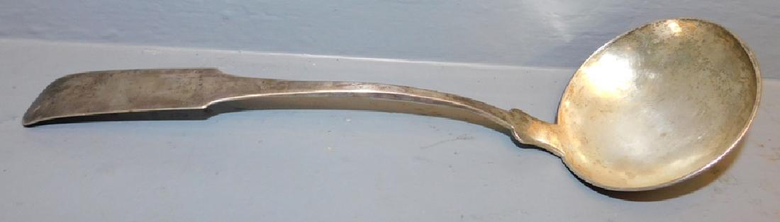 J.F. Robinson Coin silver ladle. (1 of 2)