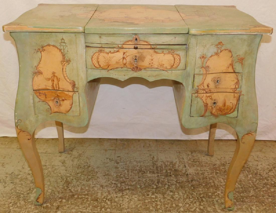 Painted Venetian style dressing table. (1 of 4)