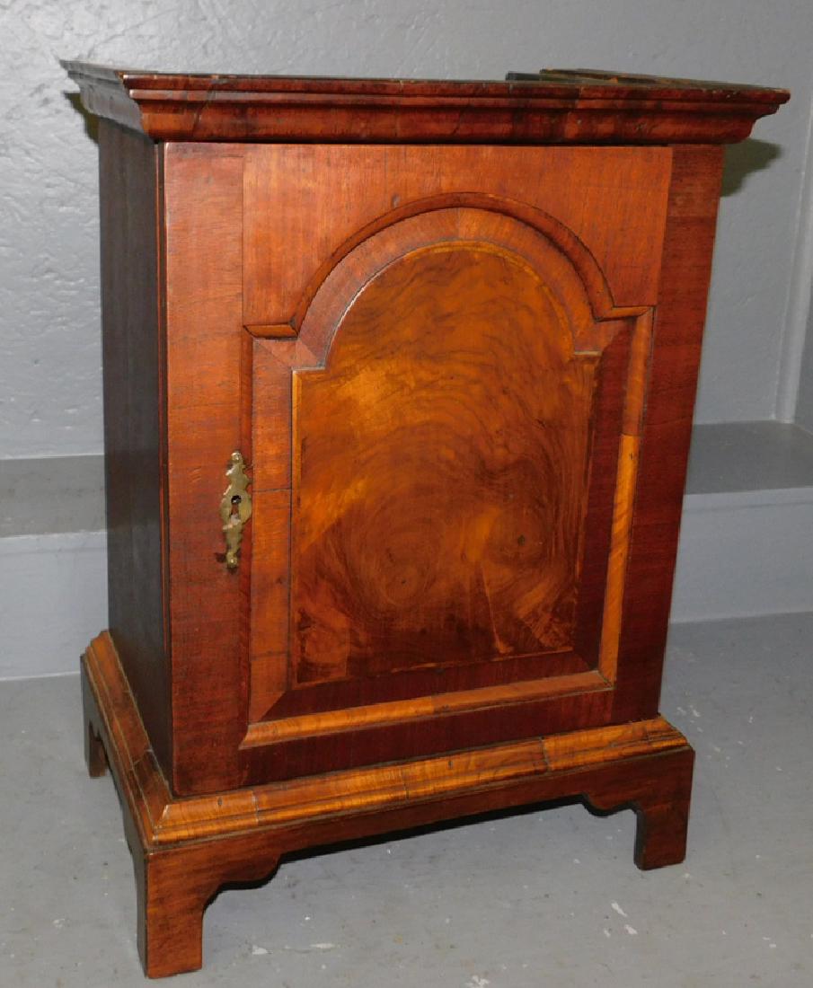 18th century walnut QA cabinet w fitted interior (1 of 3)