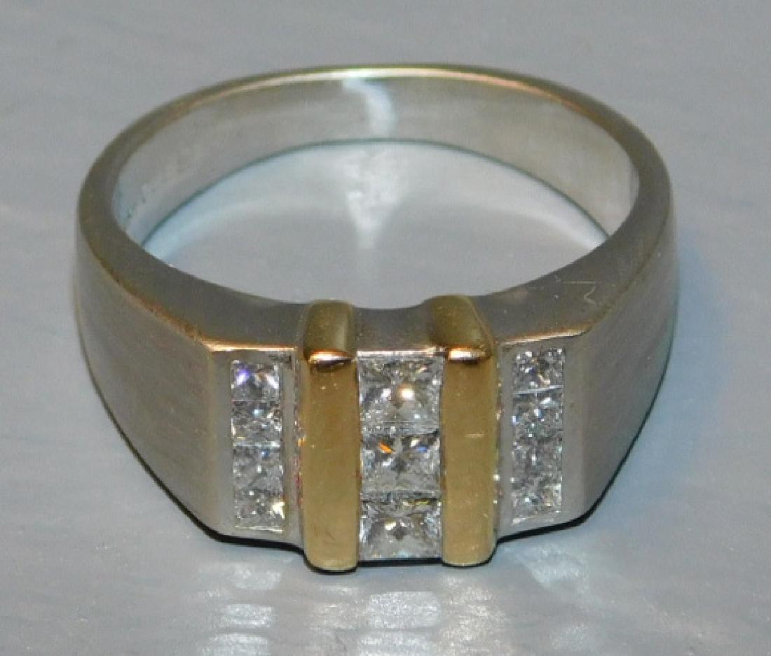 14 kt gold diamond ring (1 of 2)