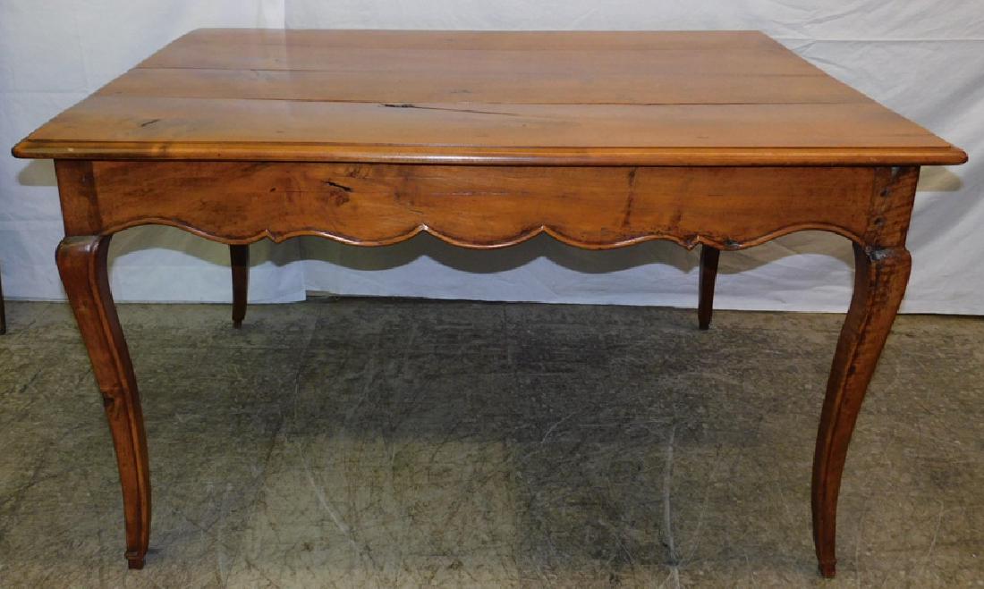 18th C bleach walnut French Country table. (1 of 4)