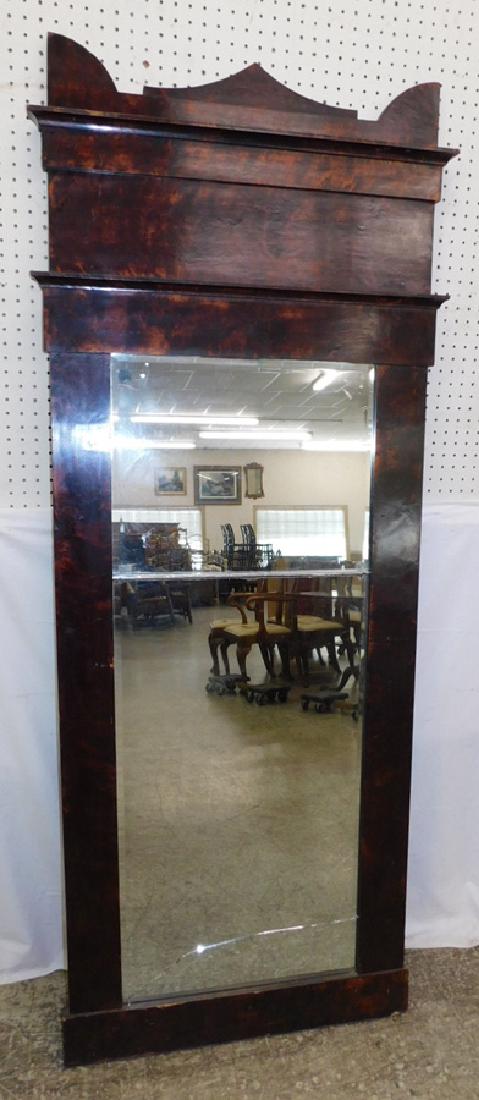 Antique Country French pier mirror. Crack.: Antique Country French pier mirror, (mirror as is). Crack. 28" wide x 78" tall.