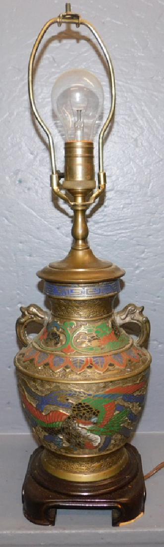 Champleve lamp. (1 of 3)