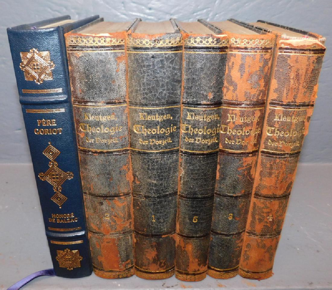 6 quarter leather-bound books (1 of 2)