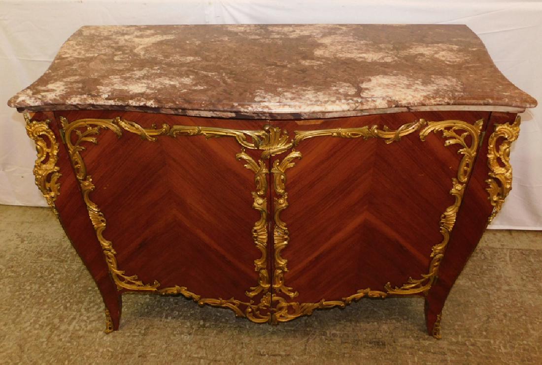 Marble top French server. (1 of 4)