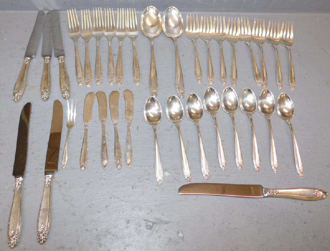 28 pcs. International Sterl "Prelude" flatware  34.5 (1 of 2)