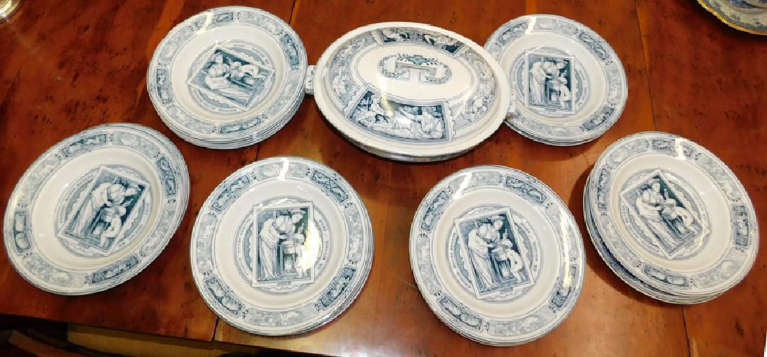 16 pcs. T. Allen Wedgwood "Banquet" china (1 of 5)