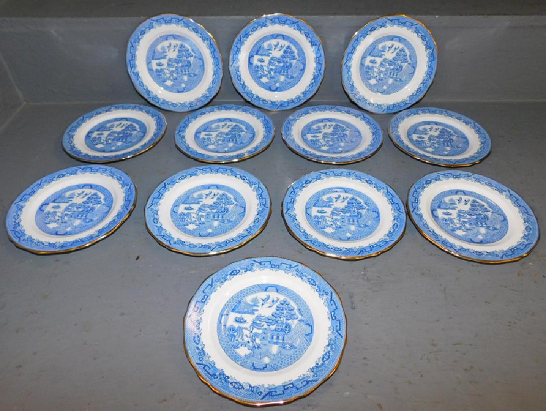 21 Spode bread and butter plates: 21 Spode bread and butter plates designed for Tiffany & Co. 6 1/4" dia.