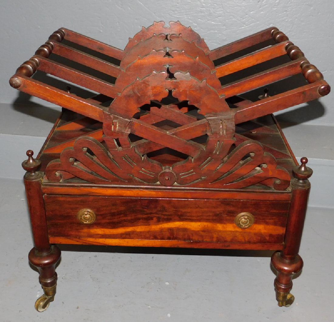 Rosewood Canterbury: Rosewood Canterbury. 20" wide x 15" deep x 20" tall.