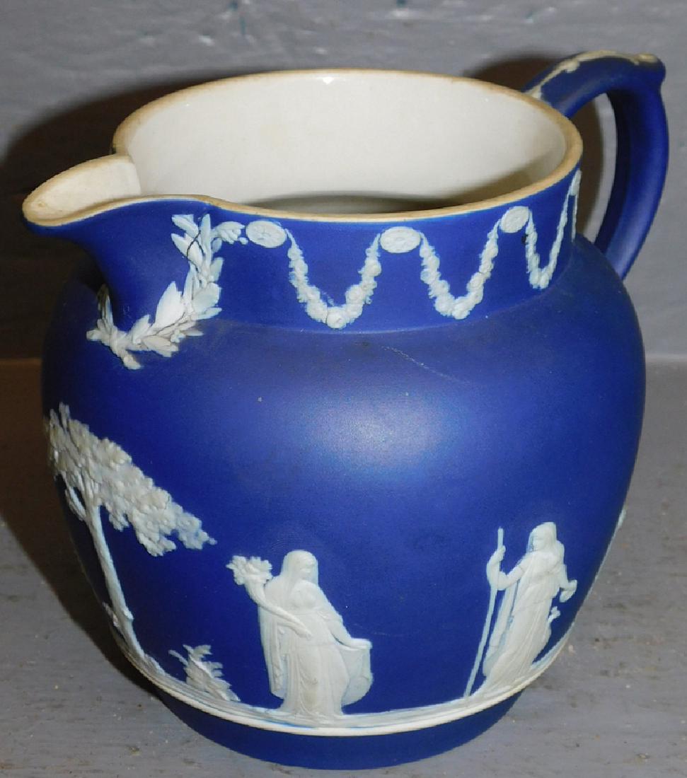 Wedgwood blue Jasperware pitcher Feb 19, 2018 Langston Auction
