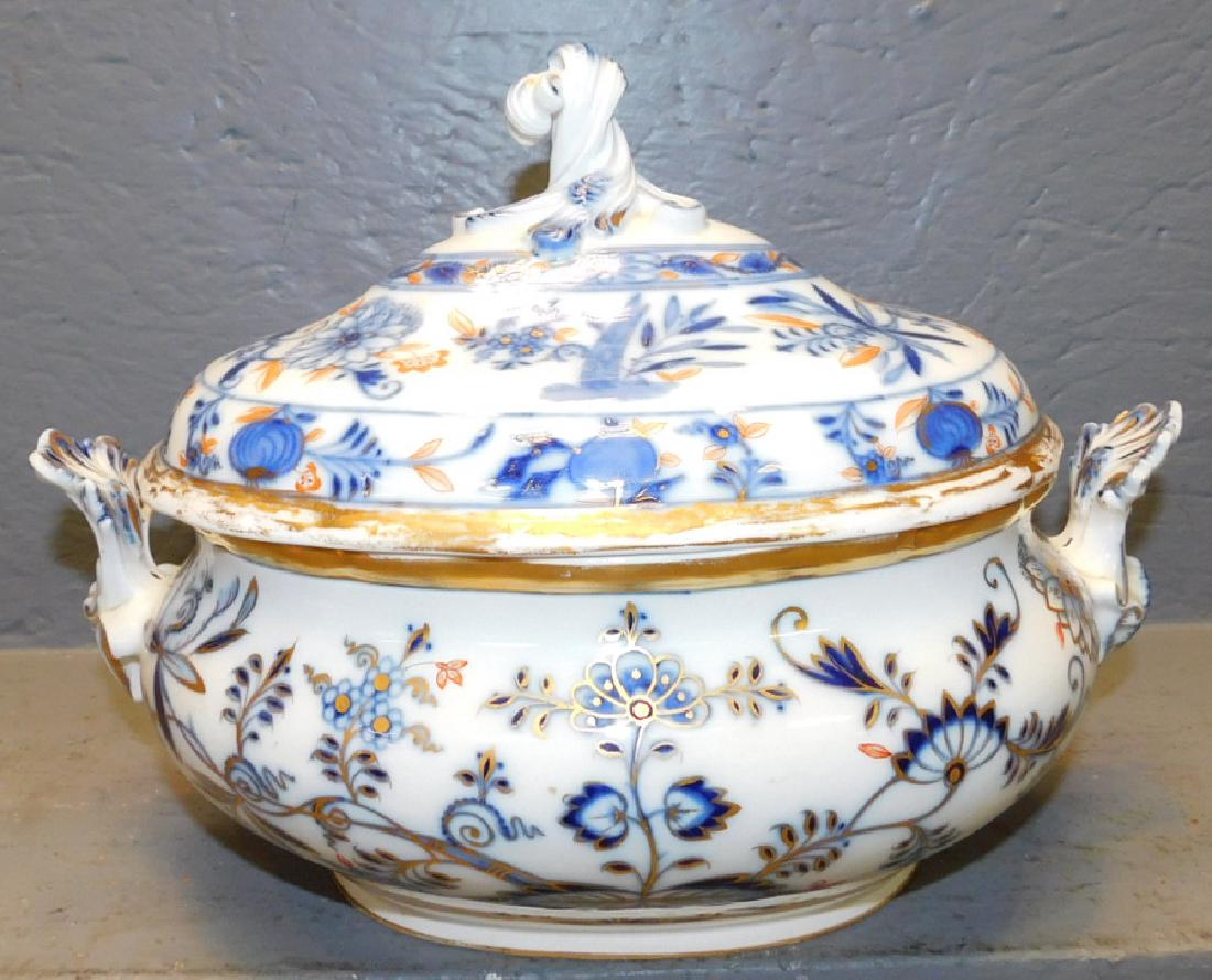 Signed Meissen soup tureen. 13" wide x 9" tall. (1 of 4)
