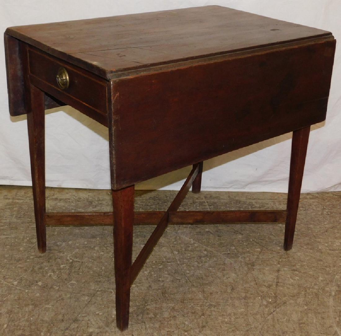 Late 18th/early 19th c wal stretcher base QA table (1 of 3)