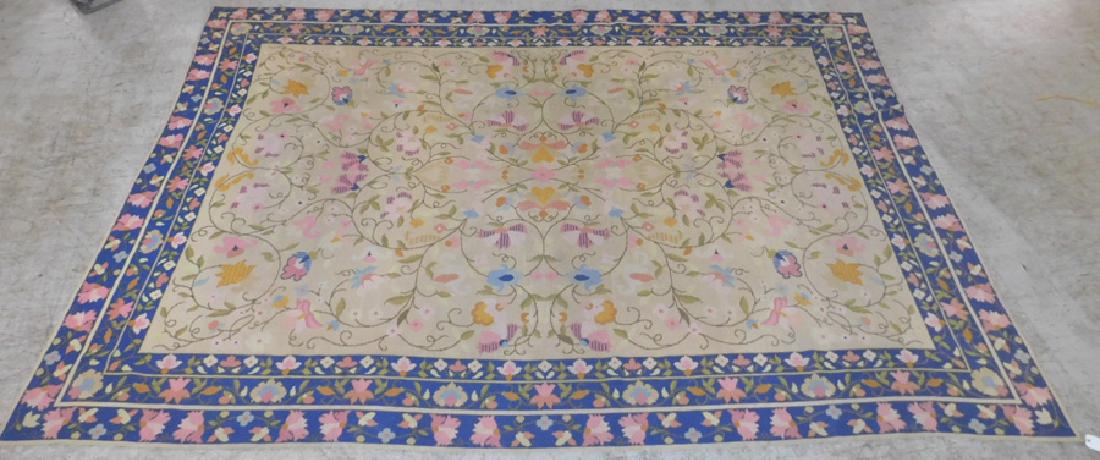 9'9" x 14'3" antique needlepoint rug (1 of 4)