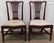 Pr.18th C mahogany Chippendale transition chairs