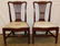 Pr.18th C mahogany Chippendale transition chairs - 2
