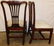 Pr.18th C mahogany Chippendale transition chairs - 3