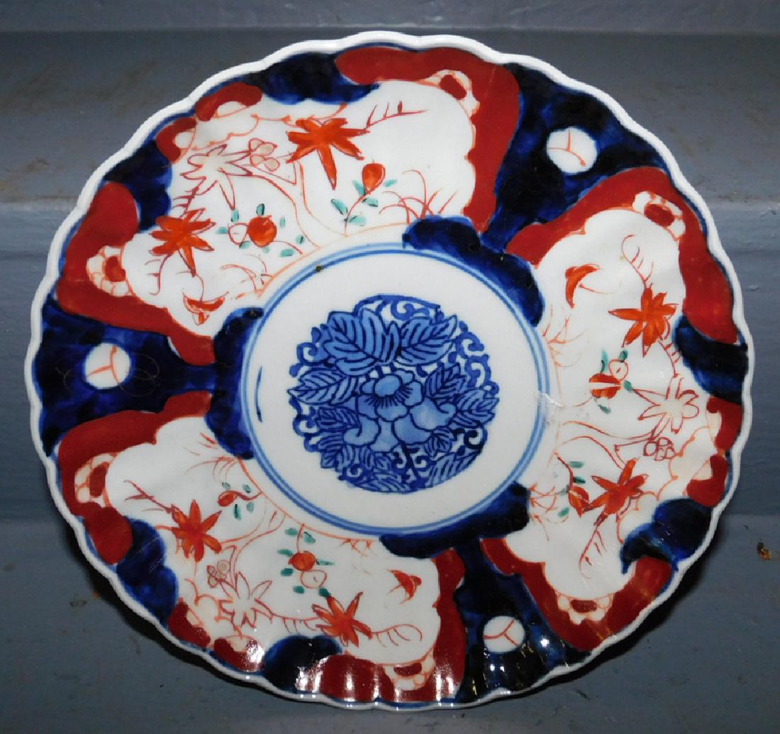 19th C Imari plate. (1 of 2)