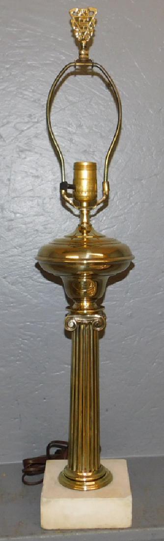 Cornelius & Coo. brass marble base lamp. (1 of 3)