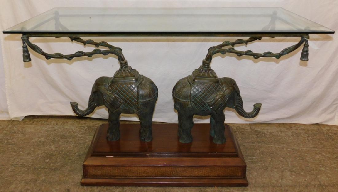 Bronze Elephant Pedestal Glass Top Table Mar 24 2018 Langston Auction Gallery In Nc - Glass Top Elephant Table Bronze Elephant Pedestal Glass Top Table Mar 24 2018 Langston Auction Gallery In Nc - Glass Top Elephant Table