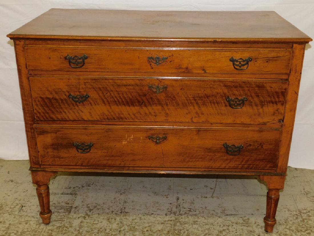 19th C Sheraton bachelors chest. (1 of 5)