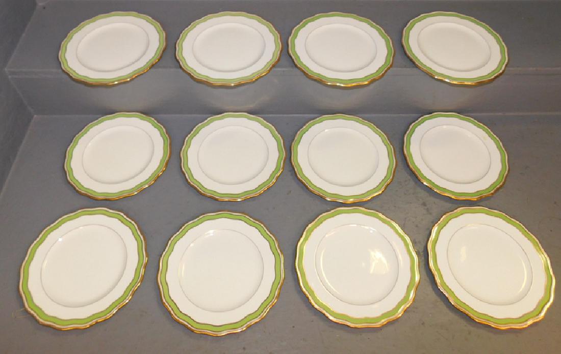 12 Cauldon Limoges Tiffany & Co. plates. (1 of 5)