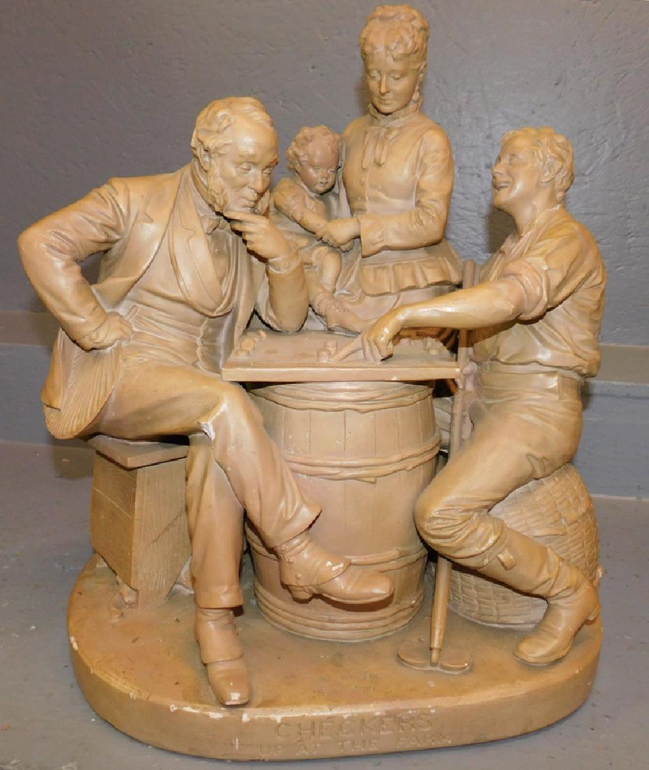 Johns Rogers"Checkers Up At Farm" figure (1 of 6)