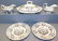 19th C black transfer Staffordshire serving pcs.