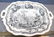 19th C black transfer Staffordshire serving pcs. - 4