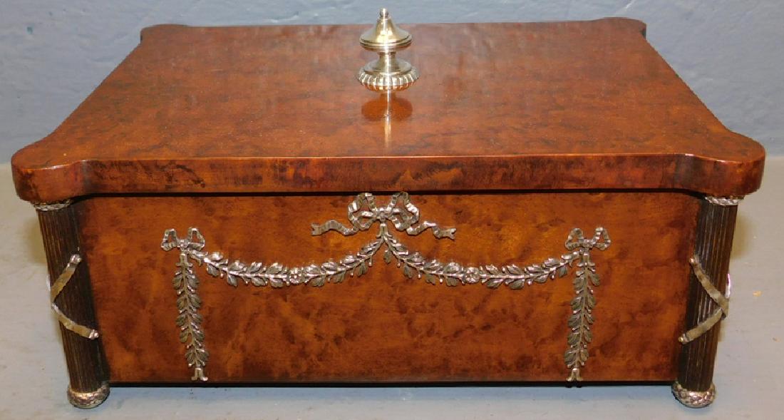 Maitland Smith Burled sterling mount box (1 of 3)