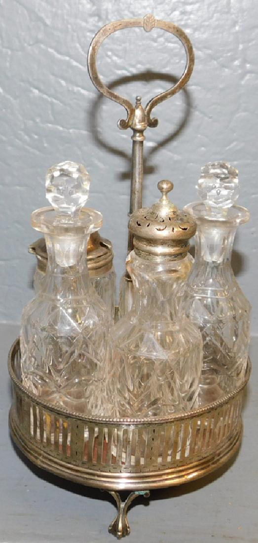 Thomas Daniell George III sterling cruet stand (1 of 3)