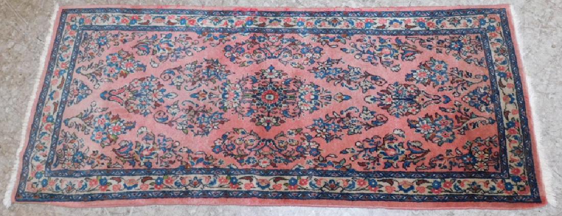 2'1" X 4'10" Sarouk runner (1 of 4)