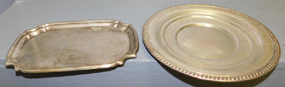 2  American sterling trays. 11.2 t.o. (1 of 2)