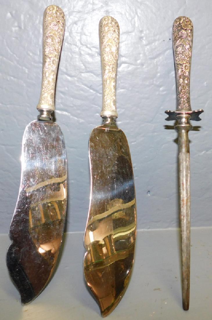 Sterl. handle Kirk Repoussé accessories (1 of 1)