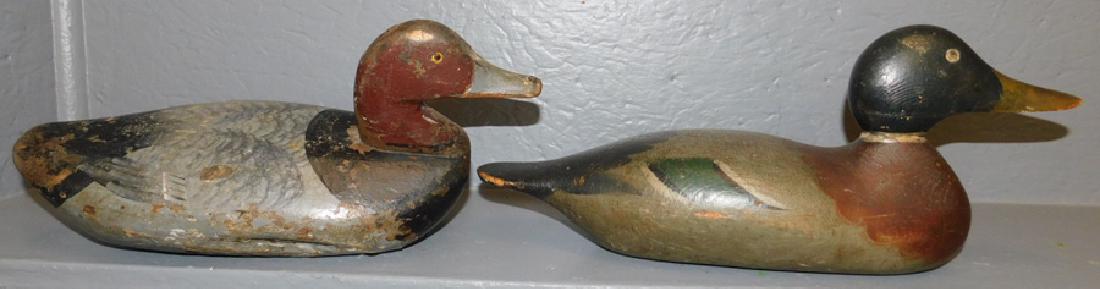 2 early Maryland origin drake decoys (1 of 4)