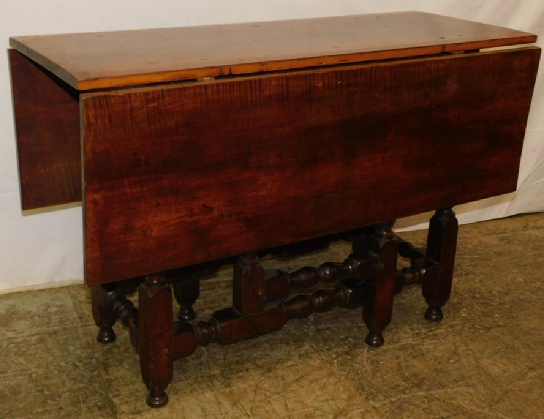 19th C cherry drop leaf table (1 of 4)