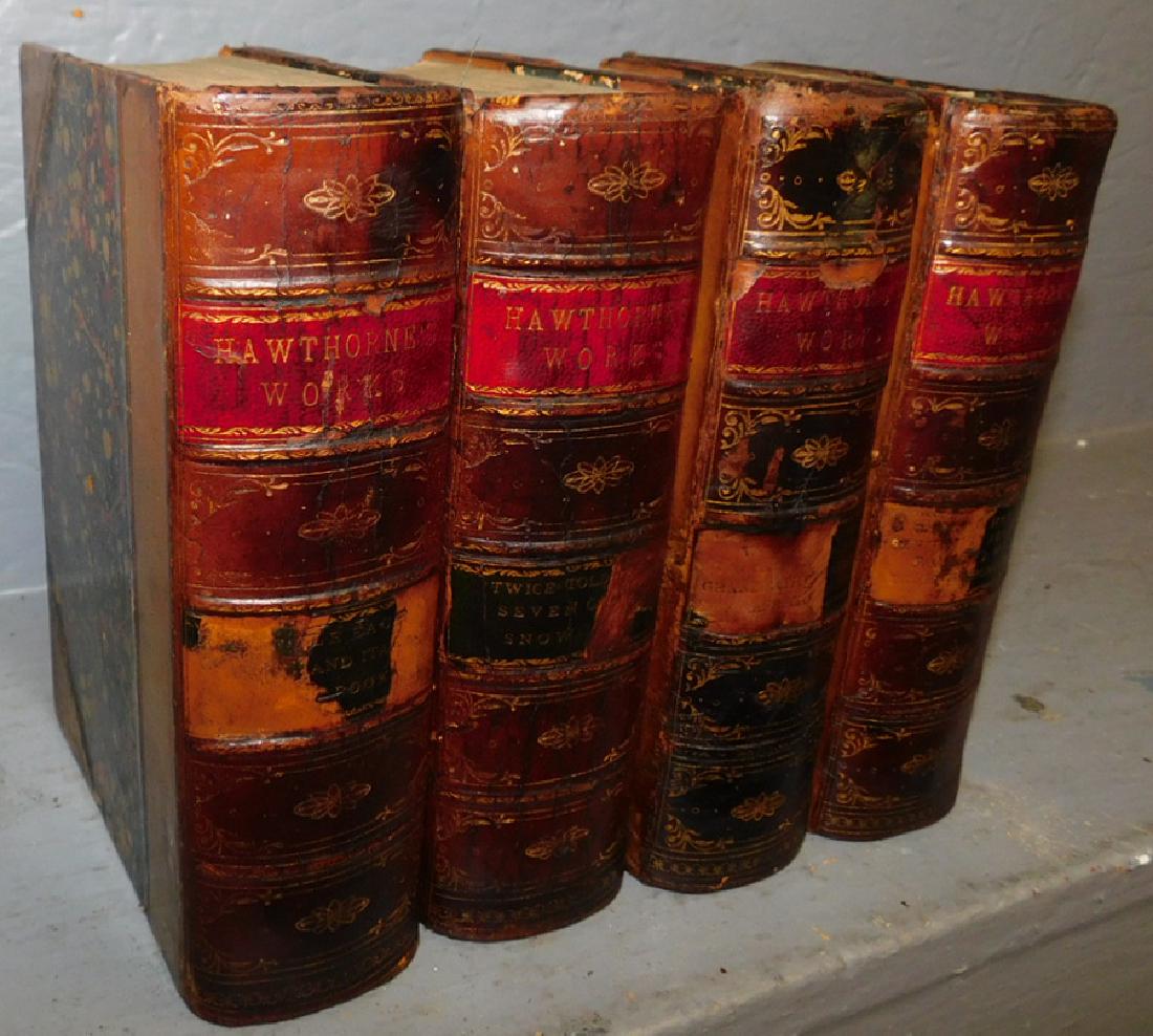 4 quarter leather books by N. Hawthorne (1 of 4)