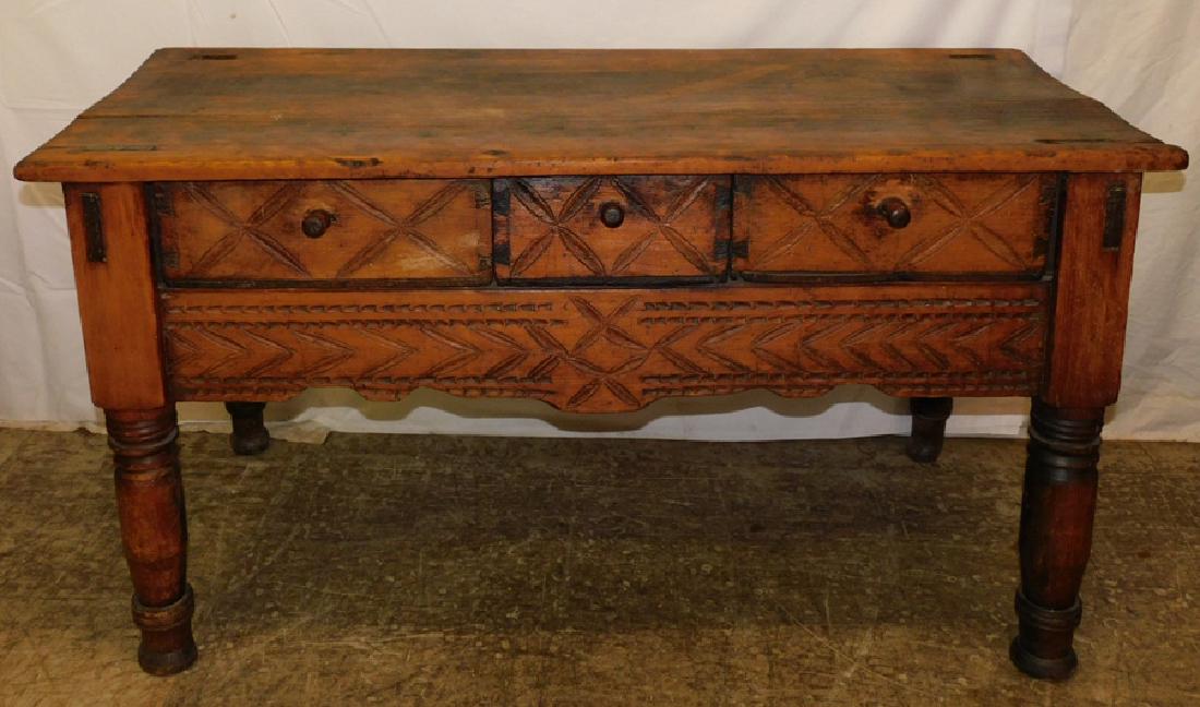 Primitive Persian 18th C table (1 of 6)