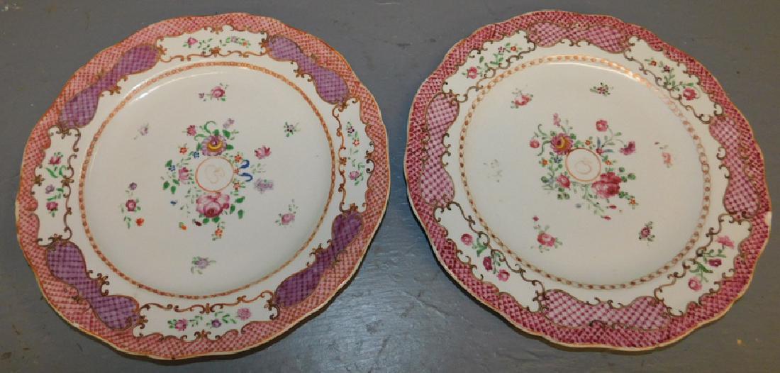 2 18th C Chinese export plates (1 of 2)