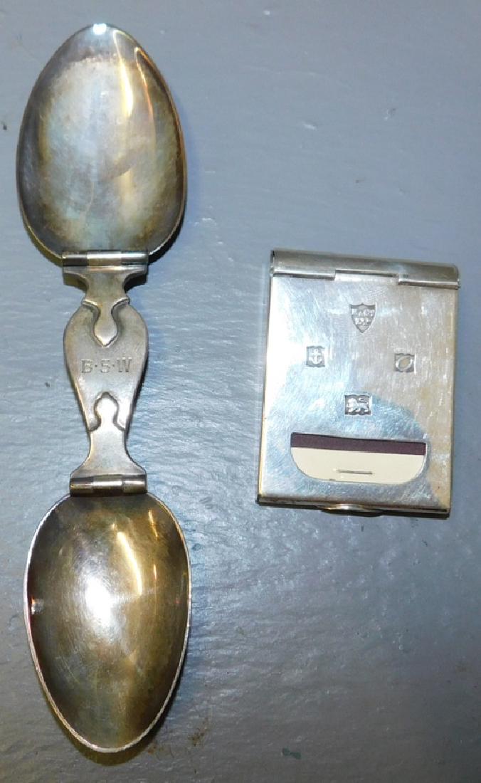 Tiffany sterl. Spoon  & Elkington match cover (1 of 4)