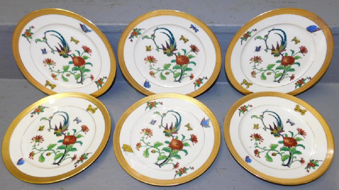 6 h.p. gold decorated Rosenthal plates (1 of 3)